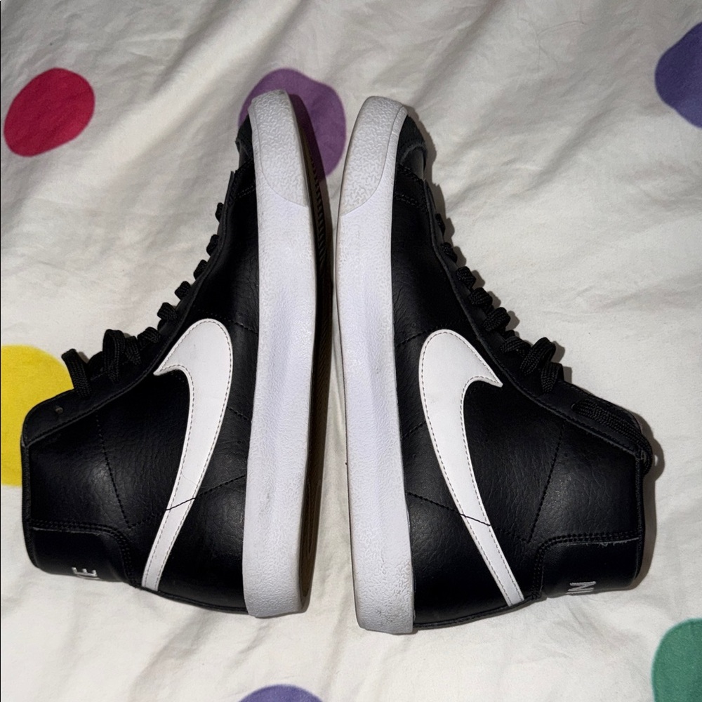 Nike Black and White High-Tops